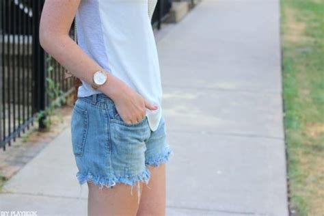 How To Make Your Own Diy Jean Shorts The Diy Playbook