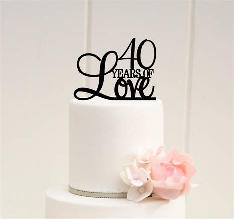 49 results for 25th wedding anniversary cake topper. Cake For 40th Wedding Anniversary