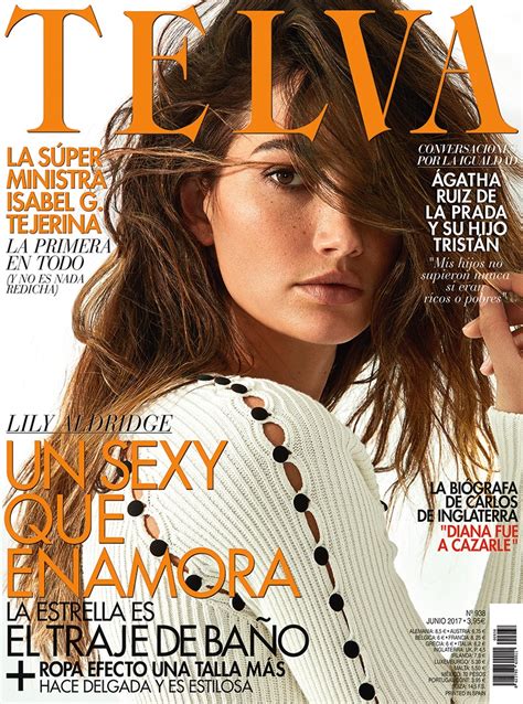 Lily Aldridge Graces The Pages Of Telva Magazine In Chic Looks