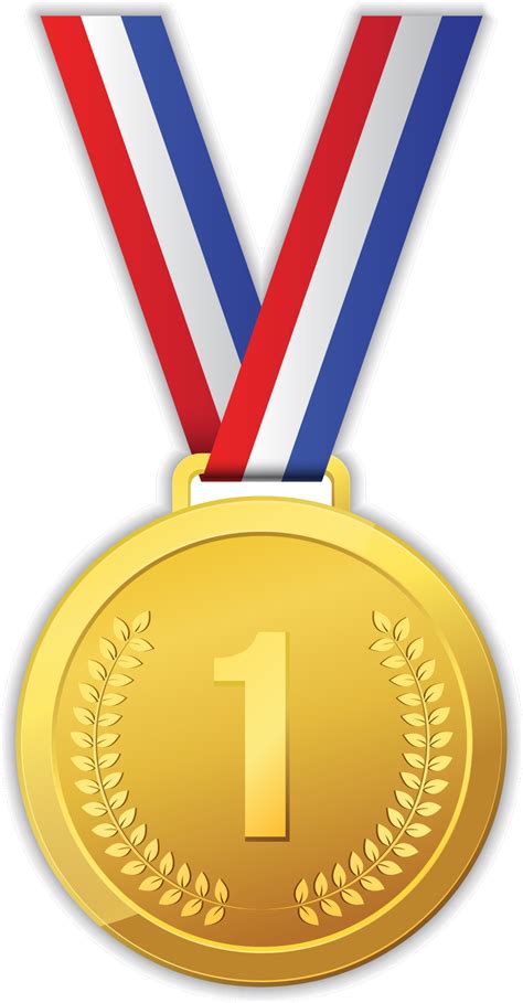 Gold Medal Png Transparent Image Download Size 905x1736px