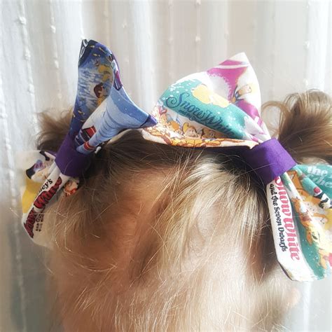 Disney Princess Inspired Hair Bows Disney Hair Bows Disney Hair