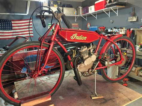 Board Track Racer Vintage Replica Motorcycle Flat Track Motorbike