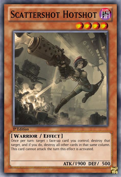 Maybe you would like to learn more about one of these? Scattershot Hotshot - Casual Card Design - Yugioh Card Maker Forum