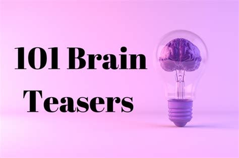 101 Brain Teasers For Adults With Answers Parade