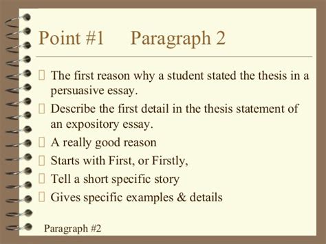 Five Paragraph Expository Essay Examples