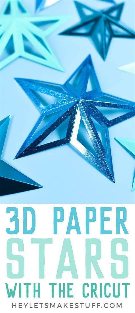 3d Paper Stars With The Cricut Scoring Wheel 3d Paper Star Paper