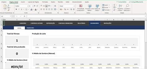 Planilha De Controle De Gado Leiteiro Em Excel