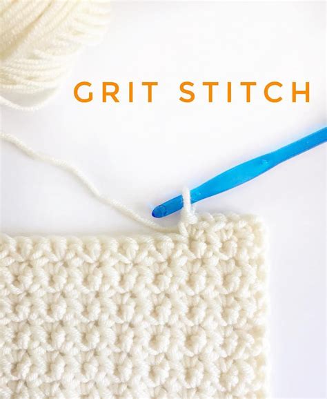 Crochet Grit Stitch Daisy Farm Crafts Instagram Crochet Stitches
