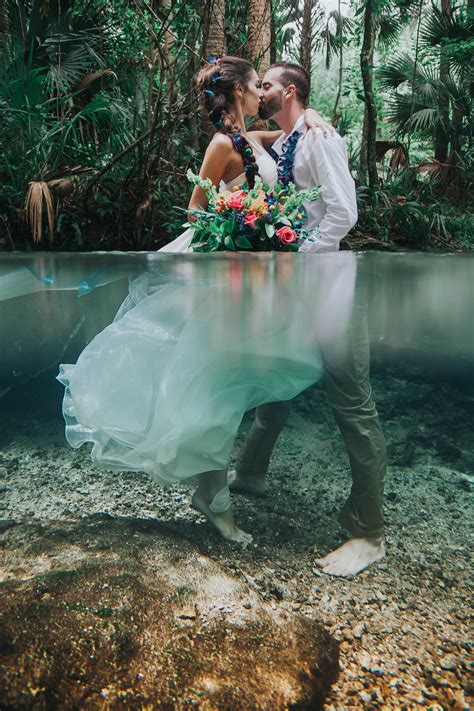 A stunning Tropical Rainforest inspired wedding styled ...