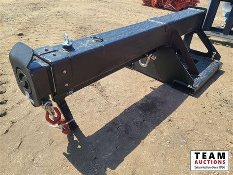 Adjustable Skid Steer Crane Jib 21ga Team Auctions