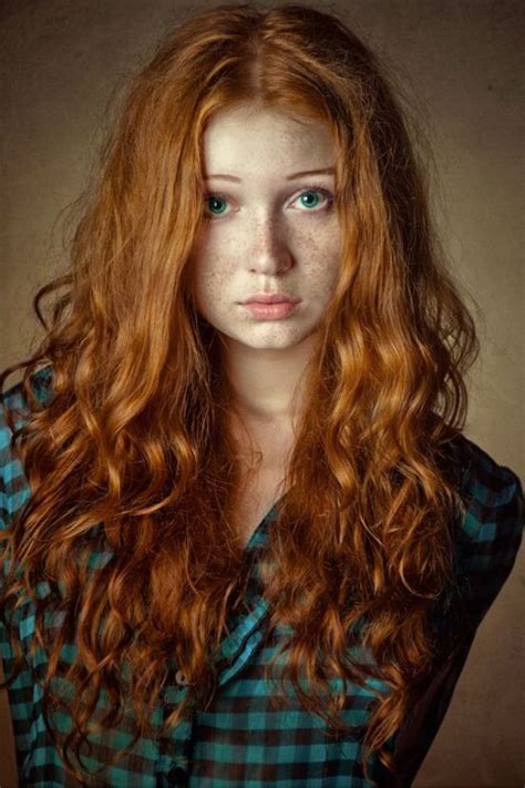 Green Eyes And Freckles Red Curly Hair Beautiful Red Hair Red Hair