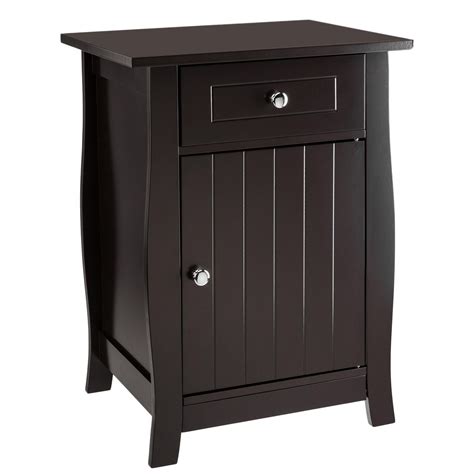 Ktaxon Bedside Nightstand 245 Inch Tall End Tables With Drawer And Roomy