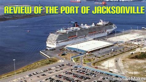 Review Of The Jacksonville Carnival Cruise Port Youtube