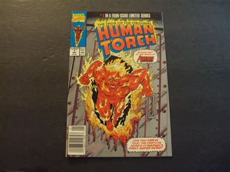 Saga Of The Original Human Torch 1 Of 4 Copper Age Marvel Comics Id