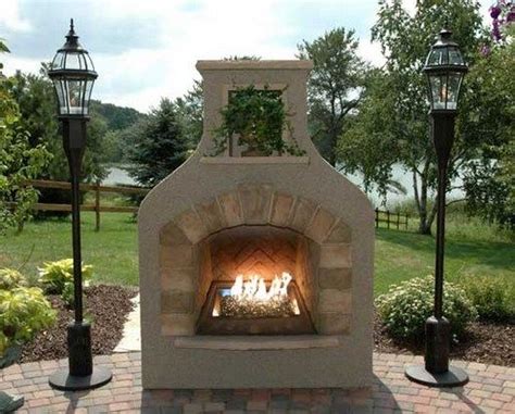 Free Standing Outdoor Gas Fireplaces Creative Fireplaces Design Ideas