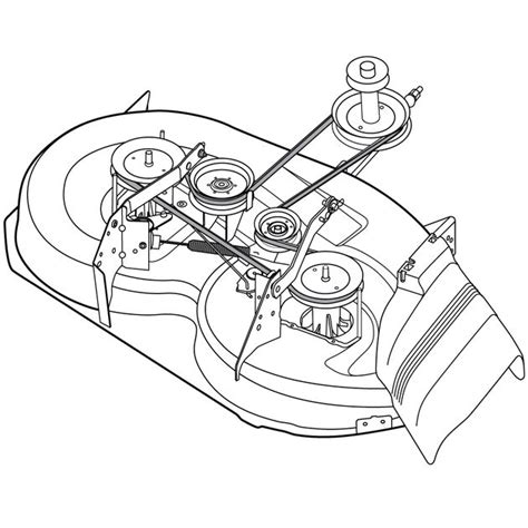 Mtd 13a2775s000 2015 Parts Diagram For Mower Deck 42 Inch 46 Off