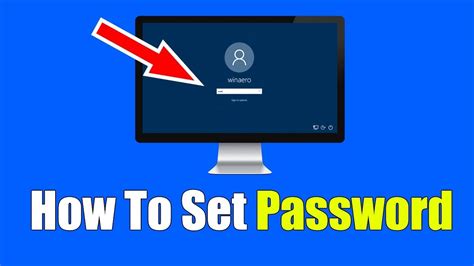 How To Set Password On Windows Easy Steps Youtube