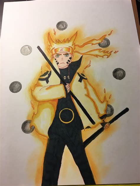 Images Of Pencil Naruto Six Paths Sage Mode Drawing My Xxx Hot Girl