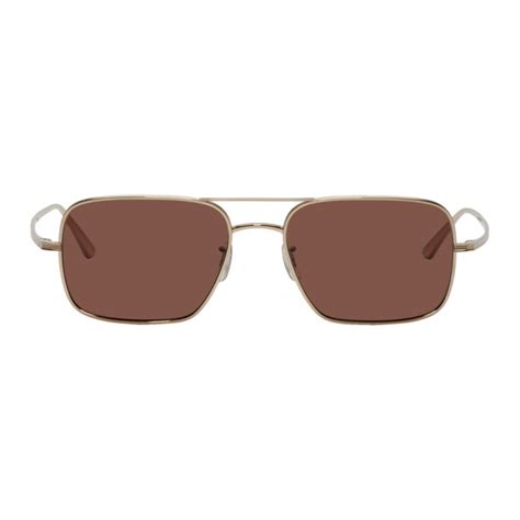 The Row Burgundy Oliver Peoples Edition Victory La Sunglasses In 5292c5