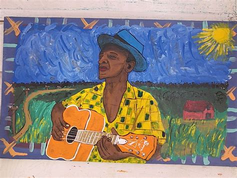 country blues dan dalton art delta blues blues music art blues folk art outsider art raw