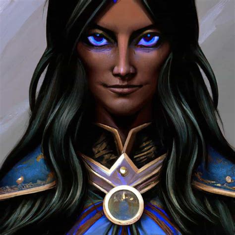 Kyptána Female Dark Elf Warlock Backstory Generator