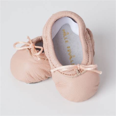 Newborn Baby Ballet Slippers Classic Ballerina Pink Leather Shoes