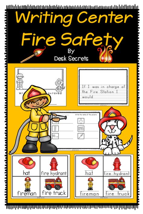 Writing Center Fire Safety Writing Center First Grade Teachers