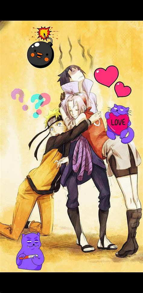 Lovers Forever Naruto Sakura Sasuke Hd Phone Wallpaper Peakpx