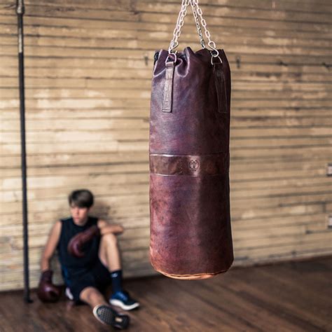 Heritage Heavy Punching Bag Modest Vintage Player Touch Of Modern