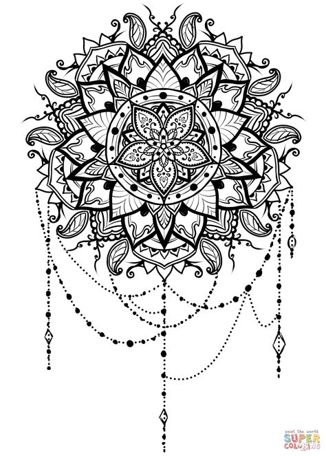 Intricate mandala coloring pages | coloring pages to download and. Mandala coloring page | Free Printable Coloring Pages