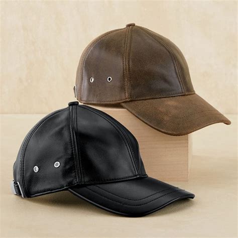 Leather Baseball Cap Leather Baseball Cap Leather Baseball Cap