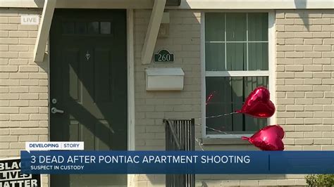 Suspect Arrested After 3 Killed 1 Injured In Shooting At Pontiac
