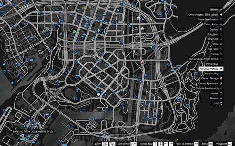Gta 5 Cars Location Map
