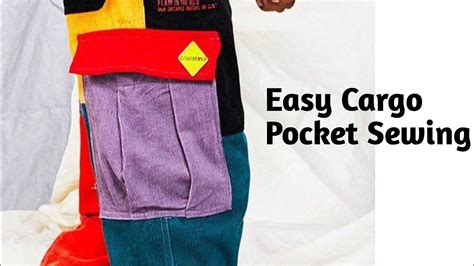 How To Sew A Cargo Pocket Easy Cargo Pocket Pattern And Sewing Cargo