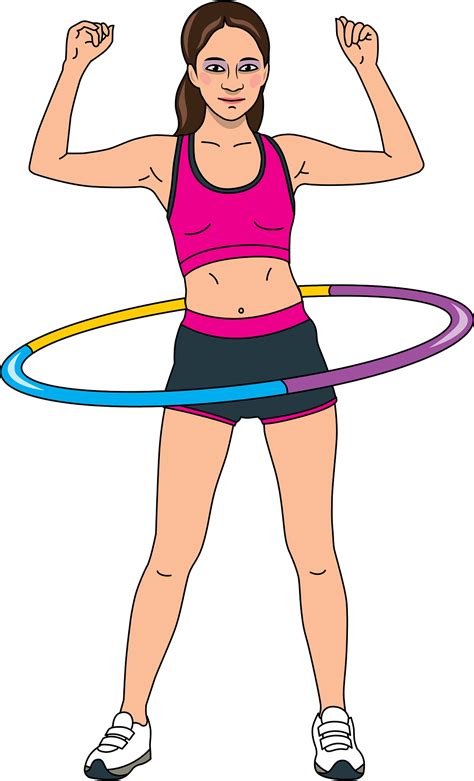 Kids Hula Hoop Clipart