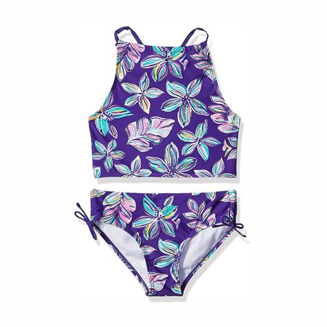 Buy Swimsuit Outfits 2 Piece Beach Girls Daisy Tankini Sport Halter