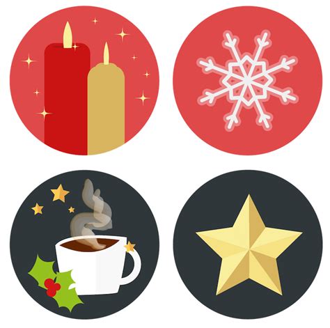 25 Free Christmas Advent Icons To Bring Festive Mood To Your Site