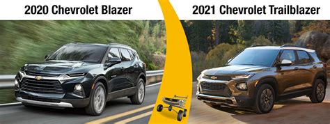 2020 Chevy Blazer Vs 2021 Chevy Trailblazer Chevrolet Di Homewood