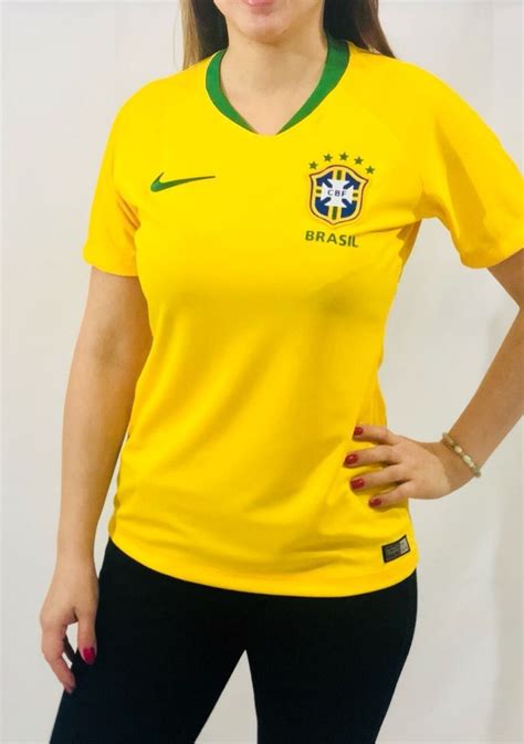 O confronto será contra o canadá. Camisa Seleção Brasileira 2018 Copa Mundo Brasil Feminina ...