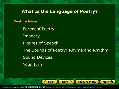 Ppt What Is The Language Of Poetry Powerpoint Presentation Free