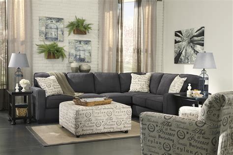 Signature Design By Ashley Alenya Charcoal 3 Piece Sectional With