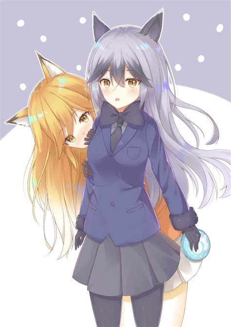 Ezo Red Fox And Silver Fox Kemono Friends Drawn By Yukarite Danbooru