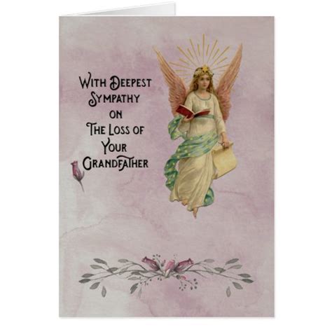 Deepest Sympathy On The Loss Of Your Grandfather Greeting Card Zazzle