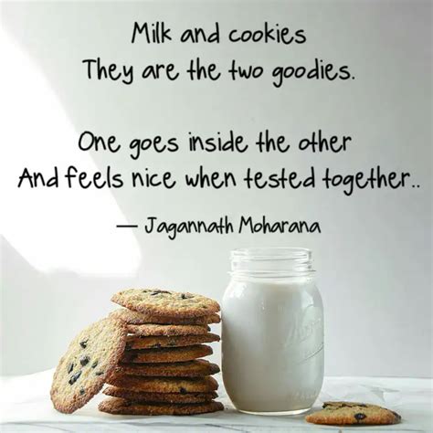 Milk And Cookies They Are Quotes And Writings By Jagannath Maharana
