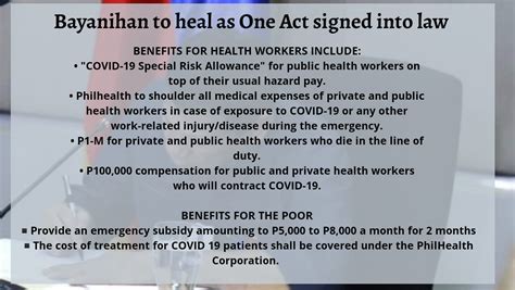 A story about a corporate executive who gets acquainted with a kendo coach and resorts to different ways to. Bayanihan to heal as One Act signed into law - News-to-gov