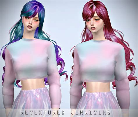 Downloads Sims 4newsea Dollhouse Hair Retexture Jennisims