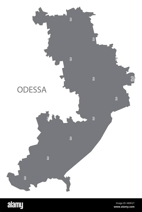 Odessa Ukraine Map Grey Stock Vector Image And Art Alamy