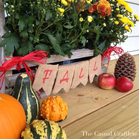 A few weeks ago, i shared my vintage inspired craft room tour. DIY Fall Burlap Banner (With images) | Fall burlap banner, Diy fall, Burlap banner