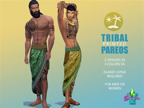 Sims 4 Tribal Clothes