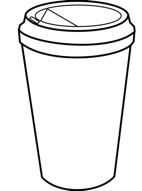 Cart Coffee Cup Coloring Page ColouringPages